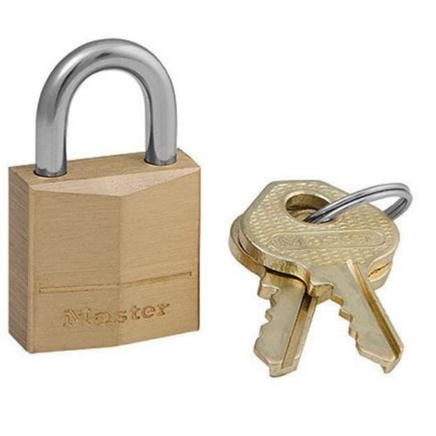 Master Padlock Diamond Series- Solid Brass Body / Double Locking / 2 Keys 20MM