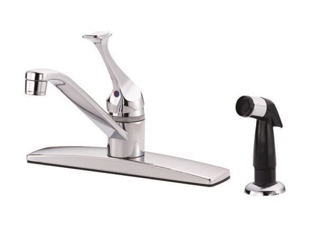 Picture of Eurostream Plus Series Single Handle Kitchen Mixer With Escutheon DZN18120CP