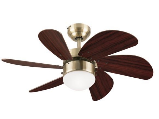 Picture of Westinghouse Turbo Swirl 30" Antique Brass Ceiling Fan, WH6T30ABD