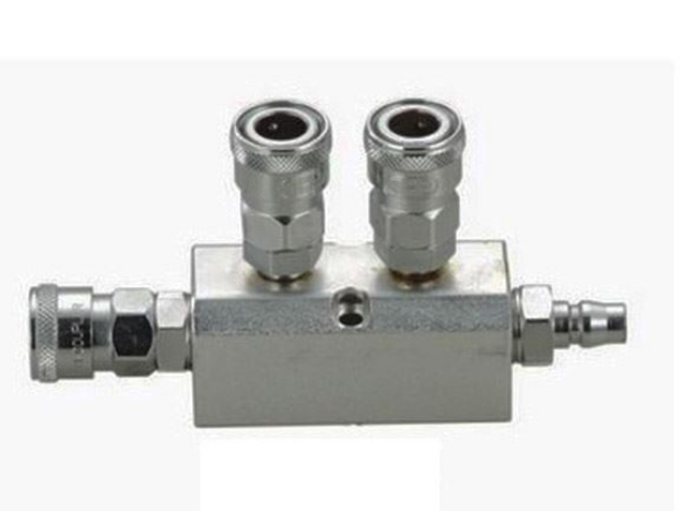Picture of THB Quick Flow 1/2" Manifold New Improved Steel Body - Straight Type - 2 Way