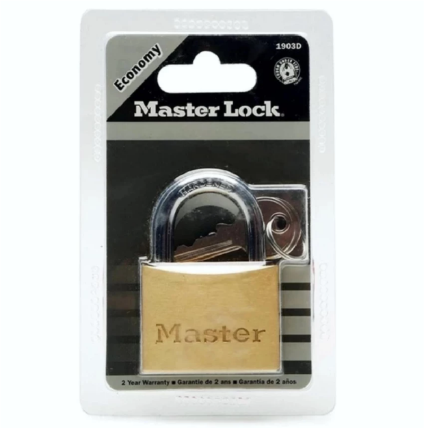 Picture of Master Lock Economy Brass Padlock No. 1903D 50mm