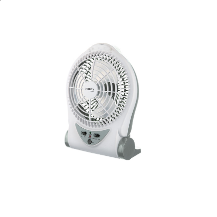 图片 Firefly 6” 2-Speed Tilting Fan with 4 LED Night Light &USB Mobile Phone Charger FEL623