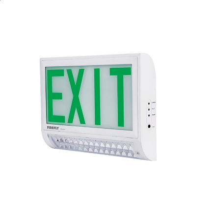 Picture of Firefly Double Emergency Back Up Exit Light with LED Emergency Light FEL231