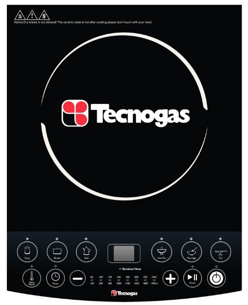Picture of Tecnogas TIC3081BL Induction Cooker | Order Basis