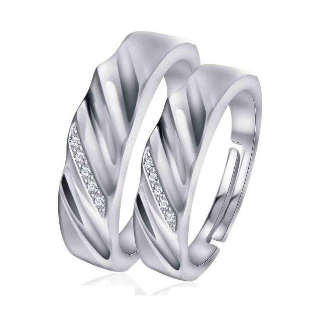 Picture of 925 Silver, Couple Ring- CS-015