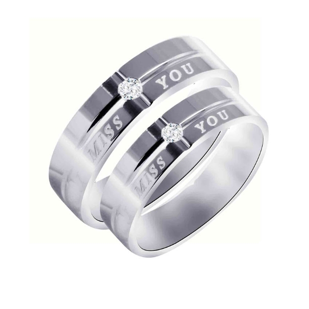 Picture of 925 Silver, Couple Ring- CS-016
