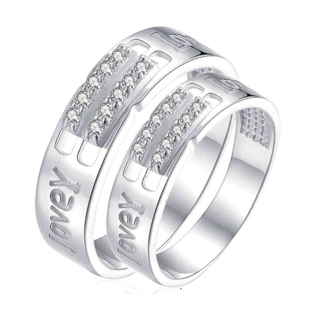 Picture of 925 Silver, Couple Ring- CS-017