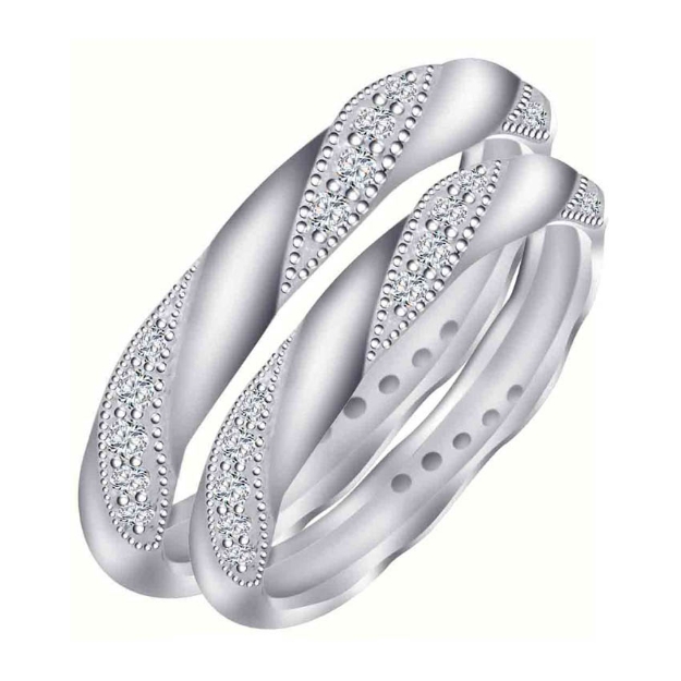Picture of 925 Silver, Couple Ring- CS-021