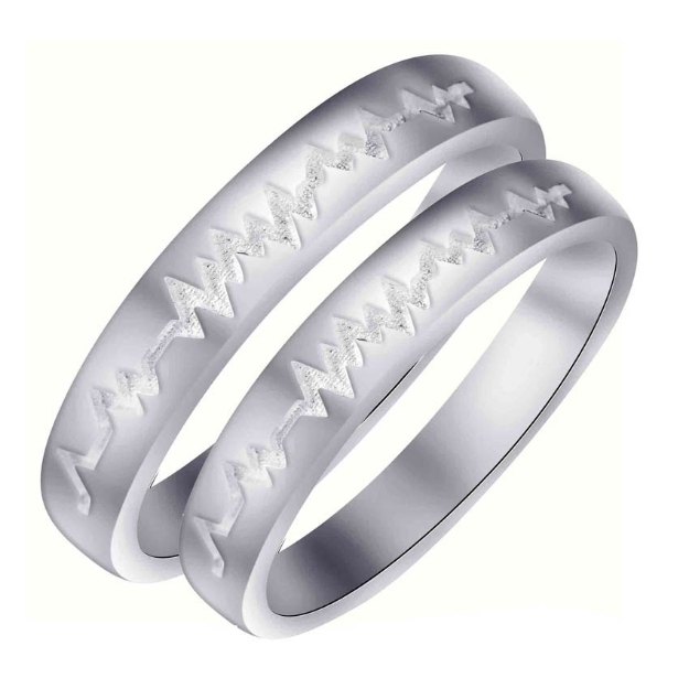 Picture of 925 Silver, Couple Ring- CS-023