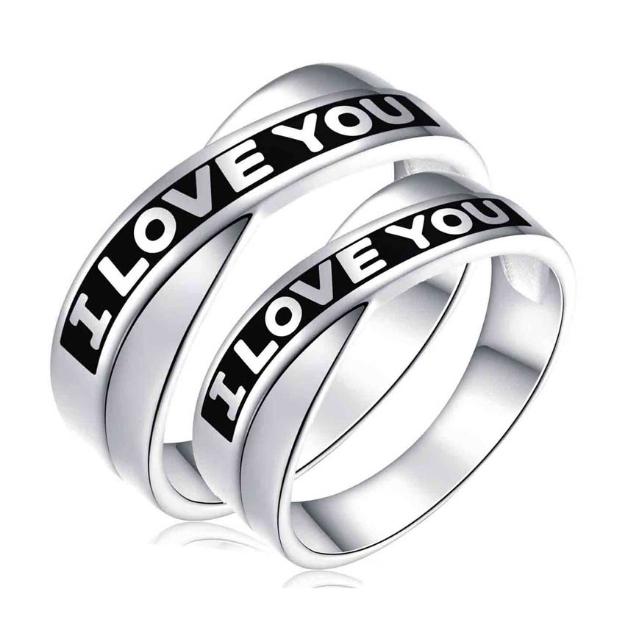 Picture of 925 Silver, Couple Ring- CS-025