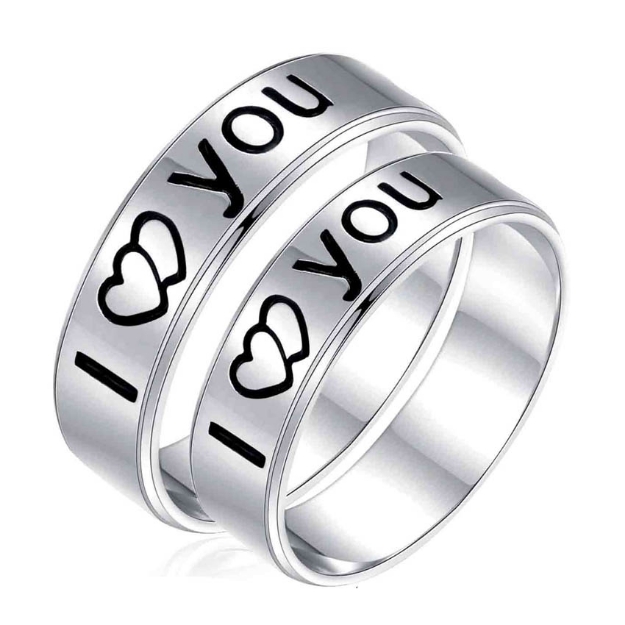 Picture of 925 Silver, Couple Ring- CS-026