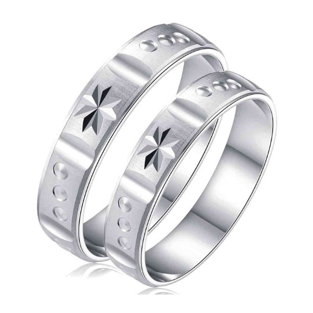 Picture of 925 Silver, Couple Ring- CS-032