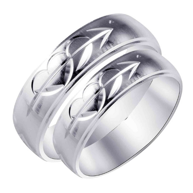 Picture of 925 Silver, Couple Ring- CS-038