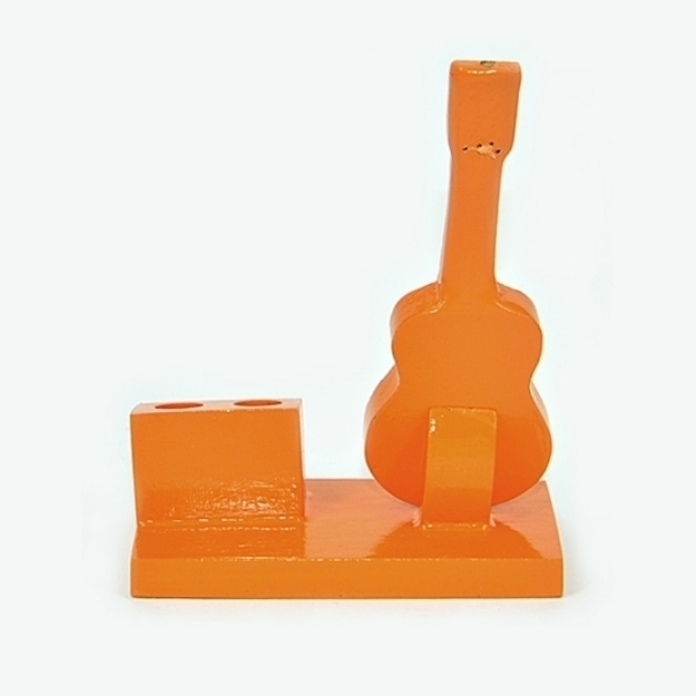 Picture of Wooden Guitar Pen Holder- 0072-0256