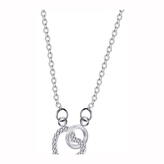 Picture of 925 Silver Jewelry,Center Chain Necklace- LN-030