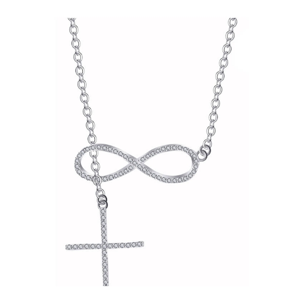 Picture of 925 Silver Jewelry,Center Chain Necklace- LN-058
