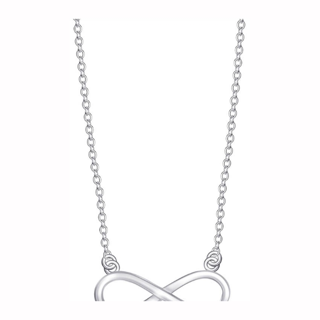 Picture of 925 Silver Jewelry,Center Chain Necklace- LN-107
