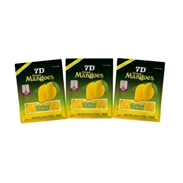 Picture of 7D Dried Mangoes (100g) ,Cebu Dry mangoes,Pack of 3