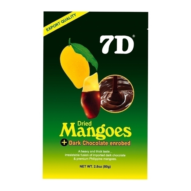 Picture of 7D Dried Mangoes & Chocolate Mix , Cebu 7D Dried Mangoes & Chocolate Mix ( 80 grams /pack)