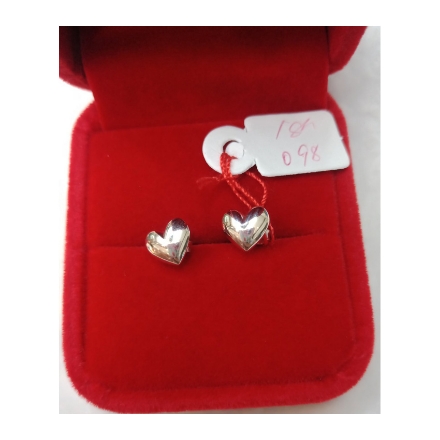 Picture of 18K - Saudi White Gold Earrings 0.98g- SE098G