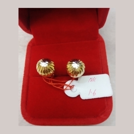 Picture of 18K - Saudi Gold Earrings 1.6g- SE16G