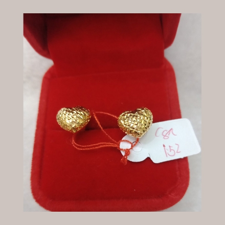 Picture of 18K - Saudi Gold Earrings 1.52g- SE152G