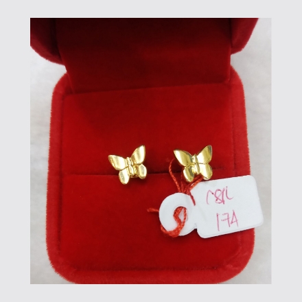 Picture of 18K - Saudi Gold Earrings 1.74g- SE174G