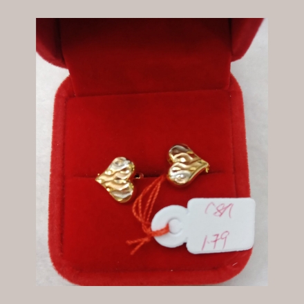 Picture of 18K - Saudi Gold Earrings 1.79g- SE179G