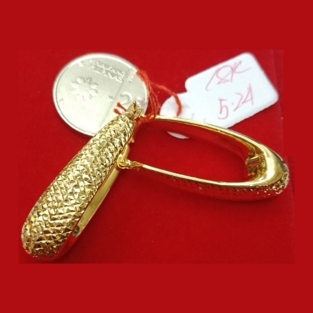 Picture of 18K - Saudi Gold Earrings 5.24g- SE524G