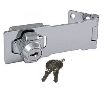 Picture of Yale V00954 US5, V00954 US26, Door Hasp and Staple with Lock, V00954_US5