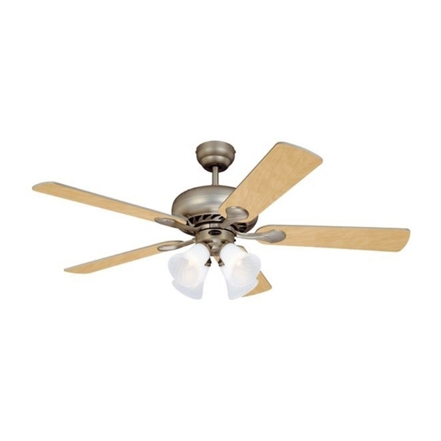 Picture of Westinghouse Swirl Deluxe 52" Brushed Pewter Ceiling Fan, WH5SW52BP4