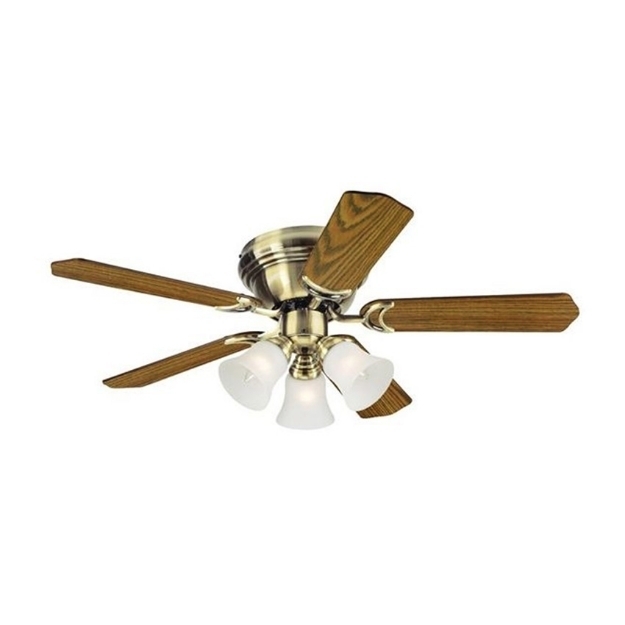 Picture of Westinghouse Contempra Trio 42" Antique Brass Ceiling Fan, WH5NH42ABF