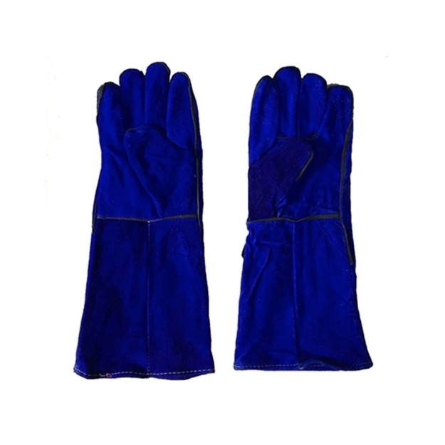 Picture of S-Ks Tools USA 14" Genuine Cowhide Welding Gloves (Blue), 14"