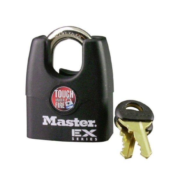 Master Lock All -Weather Padlock W/ Xenoy thermoplastic cover 4pcs/box (Black, Green)