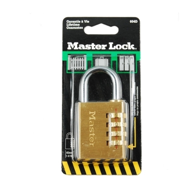 Picture of Master Lock Luggage Padlocks (Set Your Own Combination), 604D