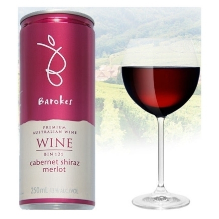 Picture of Barokes Cabernet Sauvignon Shiraz & Merlot  Australian Red Wine 250 ml, BAROKESCABERNET