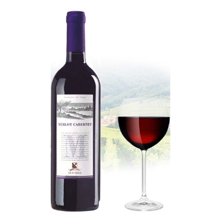 Picture of Due Tigli Merlot & Cabernet Italian Red Wine, DUETIGLI