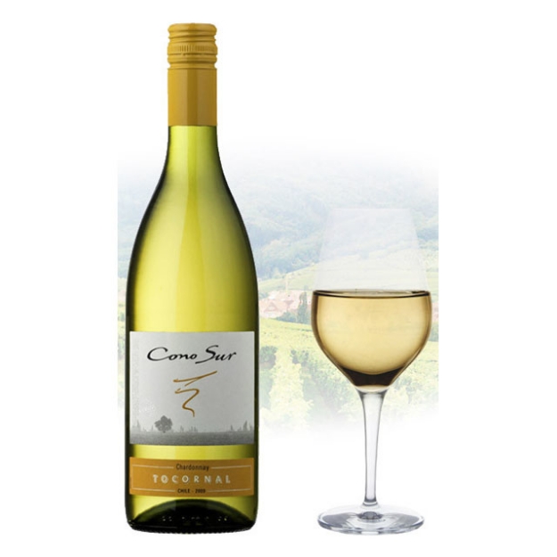 Picture of Cono Sur Tocornal Chardonnay Chilean White Wine 750 ml, CONOSURCHARDONNAY