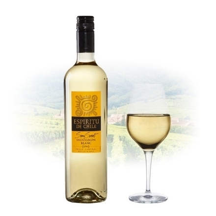 Picture of Espíritu de Chile Semi Sweet Sauvignon Blanc Chilean White Wine 750 ml, ESPIRITUSAUVIGNON