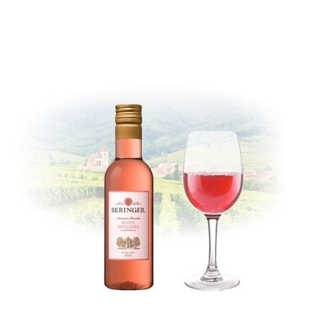 Picture of Beringer Main & Vine White Zinfandel Californian Pink Wine 187ml Miniature, BERINGERZINFANDEL