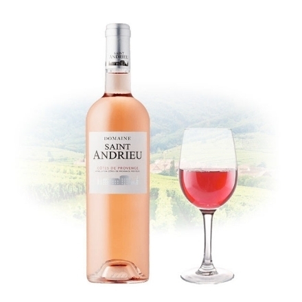 Picture of Domaine Saint Andrieu Cotes de Provence Rose French Pink Wine 750 ml, DOMAINEROSE
