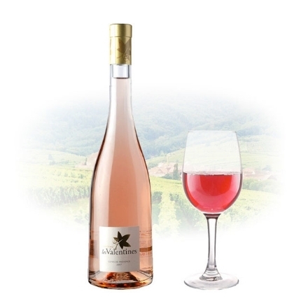 Picture of Chateau Les Valentines Cotes de Provence Rose French Pink Wine 750 ml, CHATEAUPROVENCE