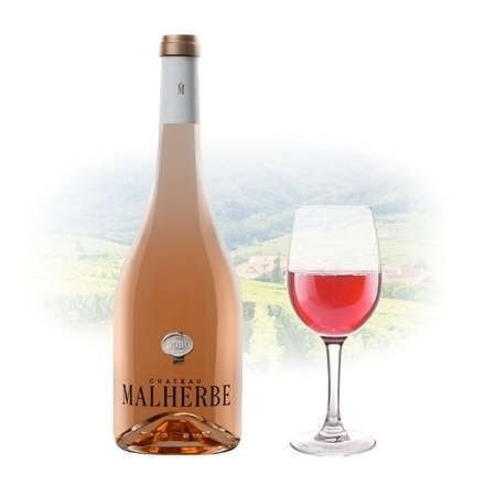 Picture of Chateau Malherbe Cotes de Provence Rose French Pink Wine 750 ml, CHATEAUMALHERBEROSE
