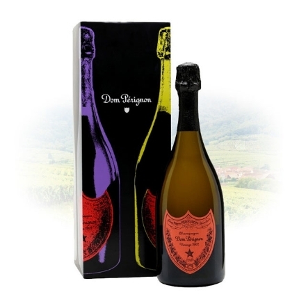 Picture of Dom Perignon Vintage 2002 Andy Warhol Limited Edition Champagne 750 ml, DOMPERIGNON2002