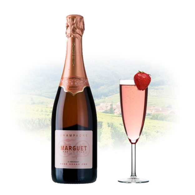 Picture of Marguet Brut Rose Grand Cru Champagne 750 ml, MARGUETROSE
