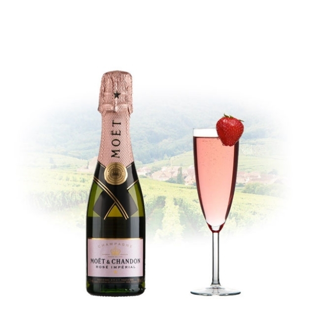 Picture of Moet & Chandon Rose Imperial Champagne 375ml (Half Bottle), MOETROSE375