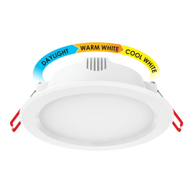 Picture of Firefly Basic Series LED Integrated Downlight Tri-Color, EDL222203TC