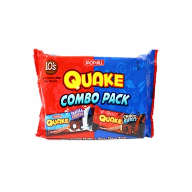 Picture of Jack 'N Jill Quake Bars Combo Packs (10 packs), QUA06