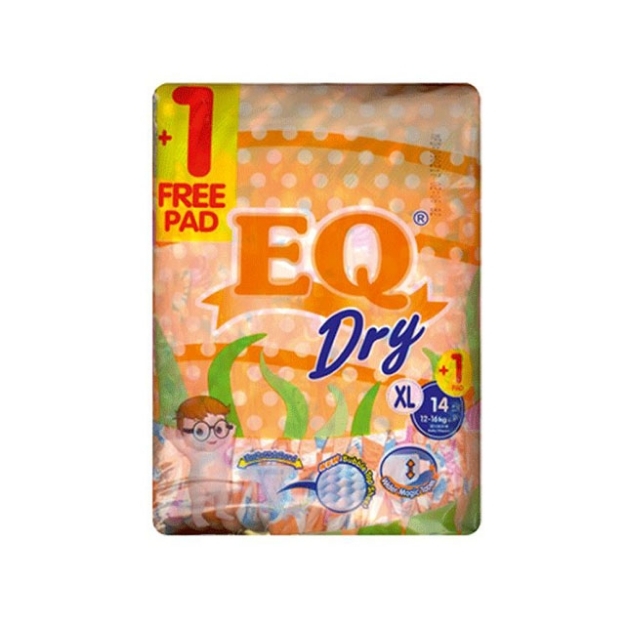 Picture of EQ Diaper Dry Xtra Large 14+1's, EQ031A