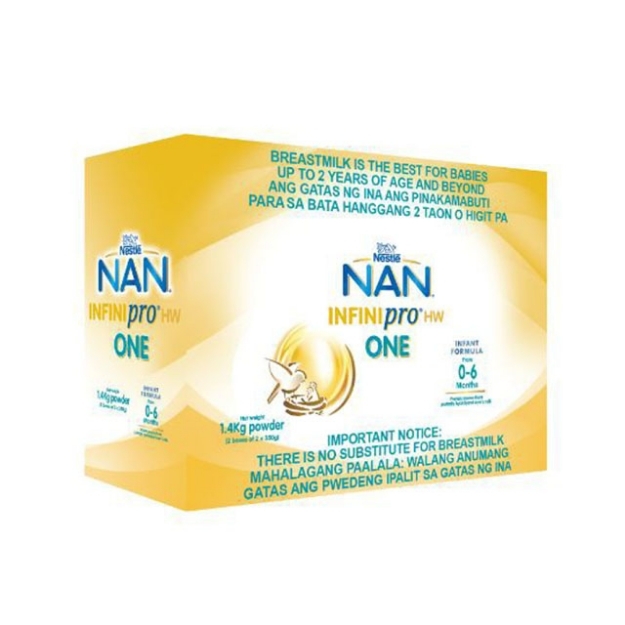 Picture of Nestle NAN InfiniPro HW One Infant Formula for 0-6 Months 1.4 kg, NANHWONE